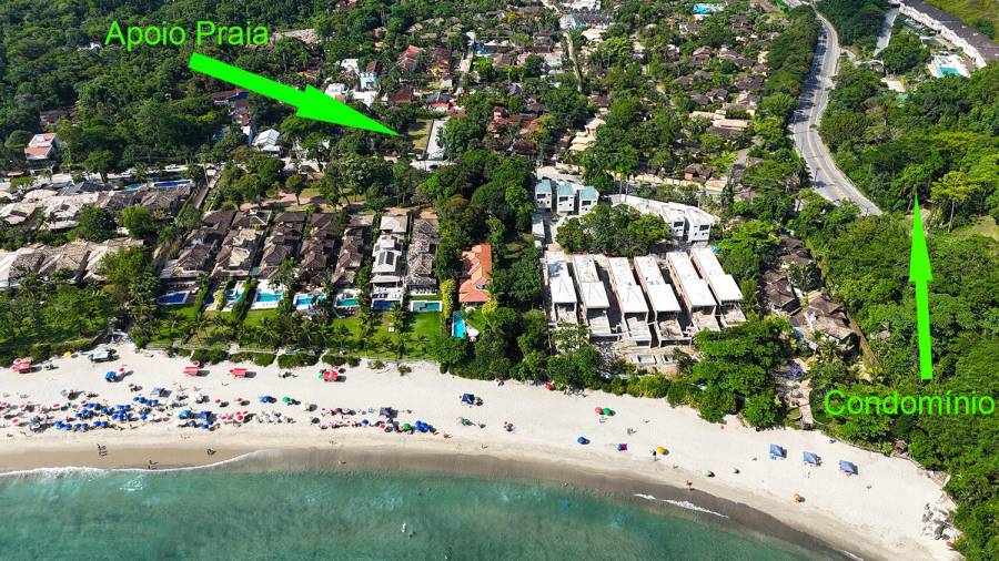 Apoio Praia e Localização do condomínio 
