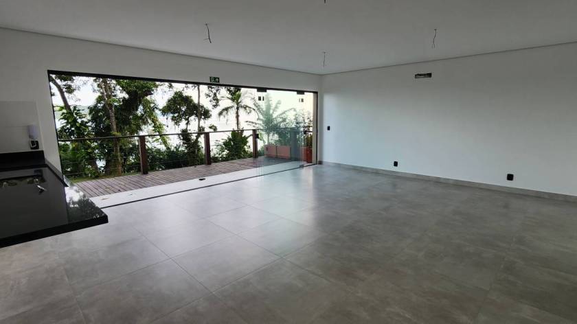 Sala integrada com a cozinha 