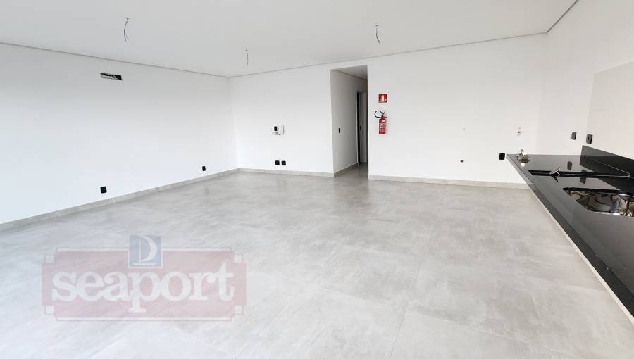 Sala integrada com a cozinha 