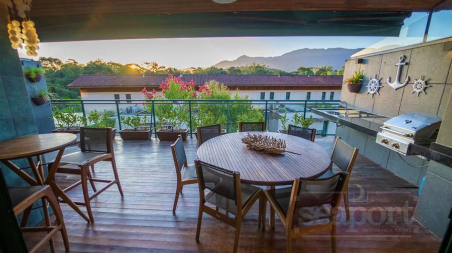 Fachada e varanda gourmet